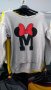 Пуловер финно плетиво със Мини Маус / Minnie Mouse в черен, сив и бял цвят, снимка 2