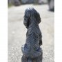 Фигура - статуя от бетон на куче Кокер Шпаньол - патирана в черен и бял цвят, снимка 7
