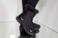 Nike Черни Дамски Апрески С Пух, снимка 5