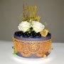 плетени кръгове дантелени силиконов молд дантелена дантела украса торта гъмпейст, снимка 2