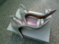 Дамски елегантнин обувки Graceland, сребристи, снимка 7