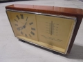 № 8285 Стар настолен часовник с барометър „Маяк“ – съветска класика  , снимка 6