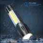 НОВ LED ФЕНЕР С 3 РЕЖИМА ПРЕЗАРЕЖДАЕМ USB КАБЕЛ.ДЖОБНО ЛЕД ФЕНЕРЧЕ ФЕНЕРИ FLASHLIGHT FENERCHE FENER, снимка 1