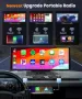 Нов IPS тъчскрийн CarPlay Android Auto с мултимедия и навигация за кола, снимка 7