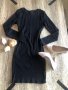 Черна права рокля, снимка 1 - Рокли - 28283889