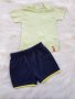Къси панталонки и тениска 9-12 месеца , снимка 1 - Комплекти за бебе - 32439973