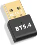 Yiko 5.4 Bluetooth адаптер, USB адаптер за настолен компютър, Plug & Play Mini Bluetooth 5.4+EDR Дон, снимка 1