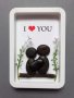 Подарък за Свети Валентин с морски камъчета , снимка 1 - Пана - 43883556
