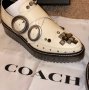 Coach Western Creeper дизайнерски кожени обувки с шипове номер 39- 40, снимка 10