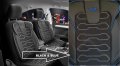 Универсална тапицерия за автомобил Panda Ucak черна със синьо