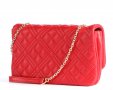 Love Moschino нова оригинална червена дамска чанта , снимка 2
