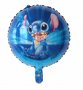Стич stitch кръгъл фолио фолиев балон хелий или въздух парти рожден ден, снимка 1 - Други - 35078181