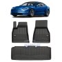 Гумени стелки за Tesla Model S 2012-2021 г., ProLine 3D, снимка 1 - Аксесоари и консумативи - 43866476