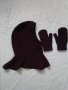 Шапка-шал с ръкавици