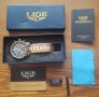 LIGE 8977 луксозен мъжки кварцов водоустойчив часовник, снимка 10