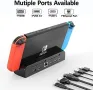 Нов 6 в 1 Докинг Станция за Nintendo Switch - HDMI, USB, снимка 6