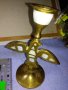 Стар ВЕЛИКОЛЕПЕН БРОНЗОВ СВЕЩНИК - ГЪЛЪБЧЕ с РЪЧНО ИНКРУСТИРАН КРАЛСКИ СЕДЕФ МАЙСТОРСКА РАБОТА 42645, снимка 13