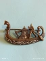Брошка в Дамасценски стил гондола с гондолиер за КОЛЕКЦИЯ 51668, снимка 1
