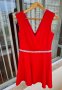 Официална червена рокля , снимка 1 - Рокли - 32172497