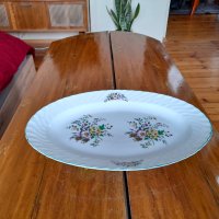 Стара порцеланова чиния,плато #6, снимка 2 - Антикварни и старинни предмети - 32905754