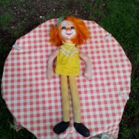 Стара кукла,клоун #2, снимка 2 - Антикварни и старинни предмети - 28580221