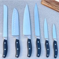 Азиатски нож Homezaza 17 сm  / Santoku, снимка 3 - Прибори за хранене, готвене и сервиране - 37922713