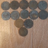 14 броя монети с номинал от 1 стотинка, от 1974година., снимка 1 - Нумизматика и бонистика - 36681151