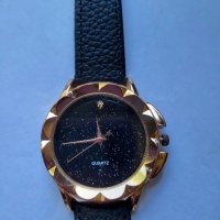 Черен дамски часовник, снимка 1 - Дамски - 38551539