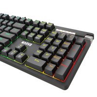 Marvo механична клавиатура Gaming Keyboard Mechanical KG948 - 108 keys, RGB, Macros, Blue switches, снимка 7 - Клавиатури и мишки - 43507167