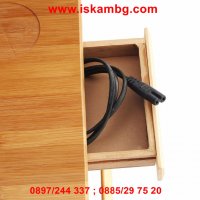 Бамбукова маса за лаптоп с охладител Bamboo Table, снимка 6 - Лаптоп аксесоари - 28460017