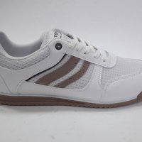 Мъжки спортни обувки в бяло модел 2742, снимка 1 - Маратонки - 32233524
