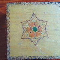 стара дървена кутия пирография , снимка 2 - Други ценни предмети - 26465594