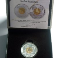 100 евро сребърно златна  монета "100 годишнина от икономически съюз на Белгия и Люксембург", снимка 2 - Нумизматика и бонистика - 43384001