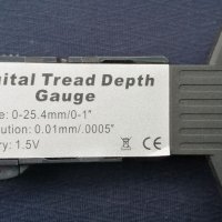 Цифрови измервания на дълбочината на гумите LCD дисплей Калипер за измерване на дълбочината на проте, снимка 2 - Аксесоари и консумативи - 39050057