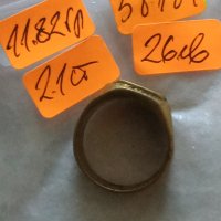 Пръстен стар бронзов 58181, снимка 5 - Антикварни и старинни предмети - 33544695