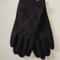 31 Мъжки ръкавици кашмир в черен цвят , снимка 1 - Ръкавици - 43317326