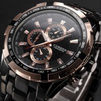 CURREN Спортен мъжки часовник с луксозен дизайн, снимка 3 - Мъжки - 37226884
