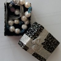 Гривни с естествени перли, снимка 4 - Гривни - 38082451