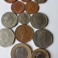 лот монети Англия, Кралица Елизабет , снимка 4 - Нумизматика и бонистика - 43252222