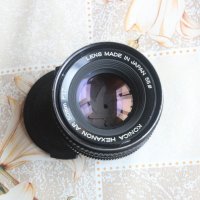 Обектив Konica Hexanon AR 50mm f/1.7, снимка 1 - Обективи и филтри - 43057266