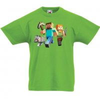Детска тениска  майнкрафт Minecraft 1, снимка 2 - Детски тениски и потници - 32938506