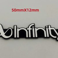 Алуминиеви емблеми за тонколони ”Infinity” - 55 мм./ 10 мм., снимка 1 - Аксесоари и консумативи - 39113003