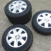 VW Поло SKODA FABIA зимни гуми с джанти и тасове 14 цола, снимка 12 - Гуми и джанти - 42950249