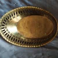 стара бронзова купа,фруктиера арт деко , снимка 5 - Антикварни и старинни предмети - 26350693