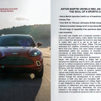 Книги списания брошури автокаталози за новия Aston Martin DBX, снимка 3 - Колекции - 27237877