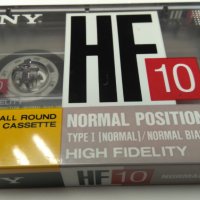 SONY HF 10 аудио касети made in Japan, снимка 1 - Аудио касети - 35381810