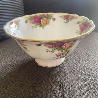 Royal Albert old country roses купа, снимка 3 - Чинии - 38010790