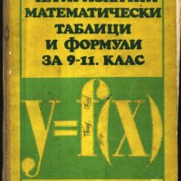 Четиризначни математически таблици и формули за 9 - 11 клас, снимка 1 - Учебници, учебни тетрадки - 33407344