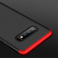 GKK 360 Кейс Samsung Galaxy S10, S10 Plus, S10E - черно с червено цвят, снимка 3 - Калъфи, кейсове - 32385893
