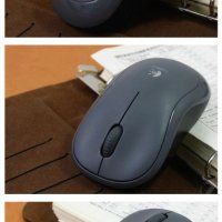 Мишка Безжична Logitech M185 Swift Grey Mini 1000dpi Сива Wireless Optical Mouse, снимка 5 - Клавиатури и мишки - 11412991